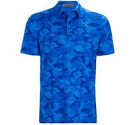 G/FORE Mapped Camo Tech Golf Polo Shirt Blue XXL