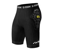 G-form Ex1 Junior Protective Shorts Black L-XL Kids L-XL Black / Black-Yellow