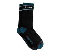 G-Form Mid-Calf Cycle Bicycle Bike Socks Black / Teal / Grey