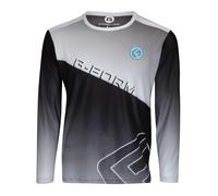 G-Form Podium Long Sleeves Bicycle Cycle Bike Jersey Black / White