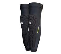 G-Form Pro-Rugged 2 Knee-Shin Guard - Knee Protection for Biking, Skating & Snow Sports - Protective Knee & Shin Guards for Sports - Padded Compression Knee & Shin Guards - Black, Youth Small/Medium