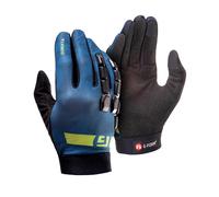 G-Form Youth Bicycle Cycle Bike Gloves Blue / Green - L / XL