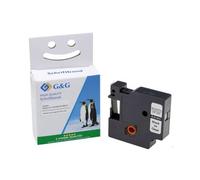 G&G BB-D-G-D1-40910 Labelling tape Transparent Black font 9mm 7m