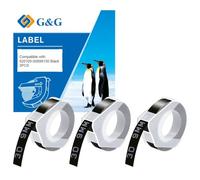 G&G Labelling Device, 3D Embossing Device, Portable Labelling Device, Light Blue Label Embossing Device with 1 Label Tape, Label Printer with (£ € Ä Ö Ü), Easy to Use for Home, Office (Embossing