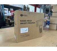 G&G Mobile handheld labelling printer GG-HH1001B with 4.3 inch touch screen for labels, logo, writing - prints on all solid surfaces such as glass, metal, paper, wood, plastic