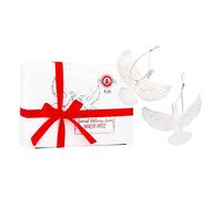 G&G Style Friendship Doves -Home Alone 2. Resin Christmas Ornament Set of Two Doves. Best Gift for Someone Special