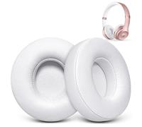 G GVOEARS Earpads Replacement for Beats Solo 2/3 On-Ear Headphones -White | Solo2 Solo3 Wired/Wireless Ear Pads Noise Isolation Foam Original Design