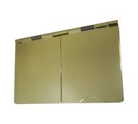 G&H 660B 2 Gang 5 Amp Polished Brass Floor Socket