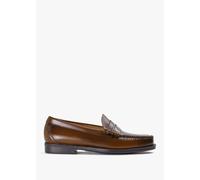 G.H.BASS Mens Easy Weejun Larson Penny Loafers In Mid Brown Mens Shoe Size: 8, Colour: Brown Leather