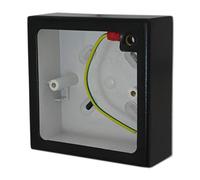 G&H Brassware Single Flat Black Pattress Box 709FB