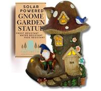 G&H Decor - 22cm Garden Gnome Boot House - Hand Painted with Amazing Detail - Funny Resin Solar Ornaments for Patio and Lawn Decor