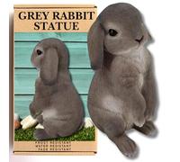 G&H Garden Ornaments Outdoor - Rabbit Lawn Statue Hand Finished Sculpture Figurine - Weather Resistant Detailed Garden Ornament Suitable for Indoor or Outdoor Use - Bunny Patio Gift (Standing)