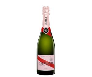 G. H. Mumm Rose Champagne 75 cl, Packaging May Vary | Dry and Lively, Intense Fruit Aromas, Notes of Strawberry & Cherry, Ideal for Celebrations, Aged 2 Years