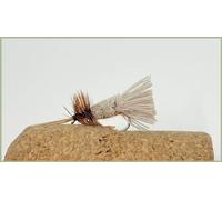 G & H Sedge Trout Flies, Goddards Sedge, Orange Belly Choice of size and quantity, Still waters and Rivers, Buoyant (12, 16)