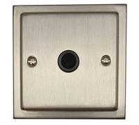 G&H TSN79B Trimline Plate Satin Nickel 1 Gang Flex Outlet Plate