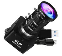 G High Speed USB Zoom Camera, 1080P/230fps, 4K/60fps, 12MP/30fps, USB3.0/2.0 Manual Focus Lightburn Cameras for Windows, Linux, Mac, Pi, Fast Frame 5-50 mm 10X Zoom IMX577 Webcam for PC Jetson Nano
