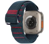 G-Hook Strap Compatible with Apple 49mm 38mm 40mm 41mm 42 44 45 46mm Adjustable Stretcy Nylon Band for iWatch Series 11 10 9 8 7 6 5 SE Ultra (Green Red, Wrist S /38, 40, 41mm(42mm Series 10,11))