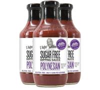 G Hughes Sugar Free Polynesian Sauce, Vegetarian - 18 Oz (3-Pack)