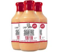 G Hughes Sugar Free Yum Yum Sauce - Gluten Free Yum Yum Sauce, Dipping Sauce, Sugar Free Dipping Sauces, Low Carb Yum Yum Sauce Original, Sugar Free Dressings and Sauces - 16 Oz (3-Pack)