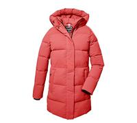 G.I.G.A. DX by killtec GW 1 WMN QLTD PRK 41337-000 Women's Quilted Parka/Functional Parka with Hood Dark Coral, 48