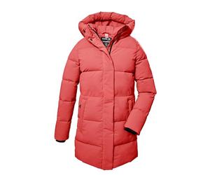 G.I.G.A. DX by killtec GW 1 WMN QLTD PRK 41337-000 Women's Quilted Parka/Functional Parka with Hood Dark Coral, 48