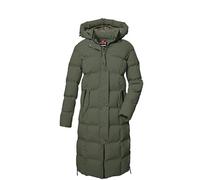 G.I.G.A. DX by killtec GW 2 WMN QLTD CT Women's Quilted Functional Coat with Hood Olive 40 41338-000