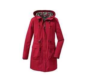 G.I.G.A. DX GS 99 WMN SFTSHLL PRK 37955-000 Women's Casual Softshell Parka with Hood Modern Red 40
