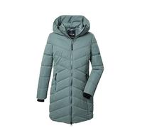 G.I.G.A. DX GW 17 WMN QLTD PRK 41855-000 Women's Quilted Parka/Functional Parka with Hood Aqua Verde, EU 48 (UK 20)