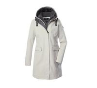 G.I.G.A. DX GW 19 WMN PRK 43351-000 Women's Parka/Wool Coat with Hood and Zip-off Gilet Light Grey Melange 36