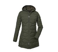 G.I.G.A. DX GW 20 WMN QLTD PRK Women's Quilted Parka with Hood/Functional Parka in Down Look, Olive, 46, 39844-000