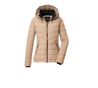 G.I.G.A. DX GW 32 WMN QLTD JCKT Women's Quilted Jacket in Down Look with Zip-Off Hood Camel, 46, 43537-000