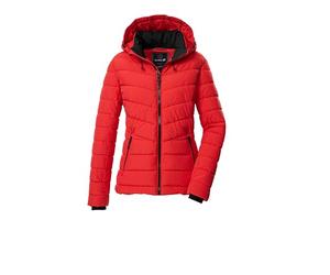 G.I.G.A. DX GW 32 WMN QLTD JCKT Women's Quilted Jacket in Down Look with Zip-Off Hood Modern Red, 48, 43537-000