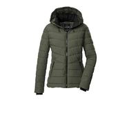 G.I.G.A. DX GW 32 WMN QLTD JCKT Women's Quilted Jacket in Down Look with Zip-Off Hood Olive 36 43537-000