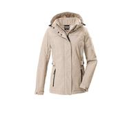 G.I.G.A. DX GW 35 WMN SFTSHLL JCKT Women's Softshell Outdoor Jacket with Zip-Off Hood Light Beige 44 43542-000