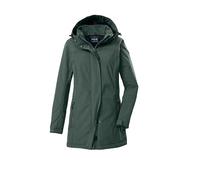 G.I.G.A. DX GW 36 WMN SFTSHLL PRK Women's Softshell Parka with Zip-Off Hood, Dark Teal, 40, 43543-000