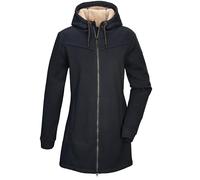 G.I.G.A. DX GW 37 WMN KNTFLC PRK Women's Knitted Fleece Parka Fleece Jacket with Hood Dark Navy, 42, 43546-000