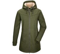 G.I.G.A. DX GW 37 WMN KNTFLC PRK Women's Knitted Fleece Parka Fleece Jacket with Hood Olive Green, 40, 43546-000