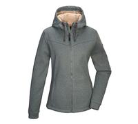 G.I.G.A. DX GW 38 WMN KNTFLC JCKT 43550-000 Women's Knitted Fleece Jacket with Hood Aqua Verde, 44