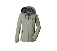 G.I.G.A. DX GW 59 WMN SFTSHLL JCKT Women's Softshell Outdoor Jacket with Hood, Seagrass, 46, 44808-000