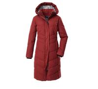 G.I.G.A. DX GW 61 WMN QLTD CT Women's Quilted Coat, Down Look with Zip-Off Hood, Dark Fire Red, 40, 43531-000