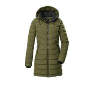 G.I.G.A. DX GW 74 WMN QLTD PRK Women's Quilted Parka/Functional Parka in Down Look with Zip-Off Hood Olive Green, 44, 43538-000