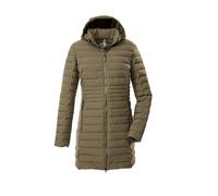 G.I.G.A. DX GW 77 WMN QLTD PRK_Bacarya Women's Quilted Parka/Functional Parka in Down Look with Zip-Off Hood Mud, 40, 43685-000