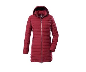 G.I.G.A. DX GW 77 WMN QLTD PRK_Bacarya Women's Quilted Parka/Functional Parka in Down Look with Zip-Off Hood Wine Red, 38, 43685-000
