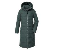 G.I.G.A. DX GW 88 WMN QLTD CT Women's Quilted Parka Functional Coat in Down Look with Hood Dark Teal 50 43534-000