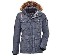 G.I.G.A. DX Men's Nakubo Functional Outdoor/Winter Jacket in Down Look with Removable Hood 8000 mm Hydrostatic Head, 34320-000, dark blue, M