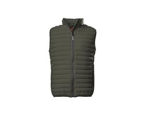 G.I.G.A. DX Men's Quilted Vest/Functional Vest in Down Look, Green, M