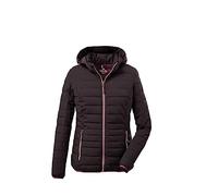 G.I.G.A. DX Uyaka 28041-000 Women's Quilted Casual Functional Jacket in Down Look with Zip-Off Hood Plum Size 8