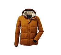 G.I.G.A. DX Ventoso Men's Quilted Jacket A Casual Functional Jacket in Down Look with Removable Hood, mens, Casual functional jacket in down look with zip-off hood, 35843-000, curry, S