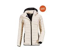 G.I.G.A. DX Ventoso Wmn Women's Quilted Jacket D Casual Functional Jacket in Down Look with Removable Hood, womens, Casual functional jacket in down look with zip-off hood, 35852-000, off-white, 38
