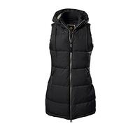 G.I.G.A. DX Women's GW 30 WMN QLTD VST Quilted/Functional Vest in Down Look with Hood, Black, 36, black